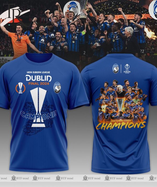 Atalanta B.C. UEFA Europa League Champions 2024 T-Shirt