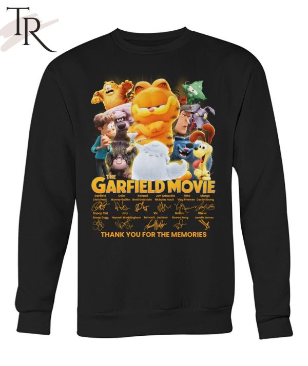 The Garfield Movie Thank You For The Memories T-Shirt
