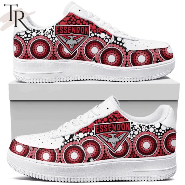 AFL Essendon Football Club Special Indigenous Design Air Force 1 Shoes