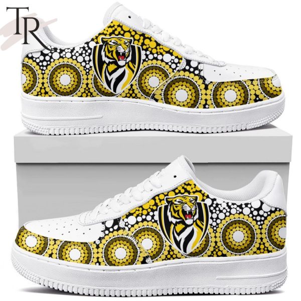 AFL Richmond Tigers Special Indigenous Design Air Force 1 Shoes