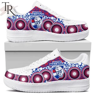 AFL Western Bulldogs Special Indigenous Design Air Force 1 Shoes