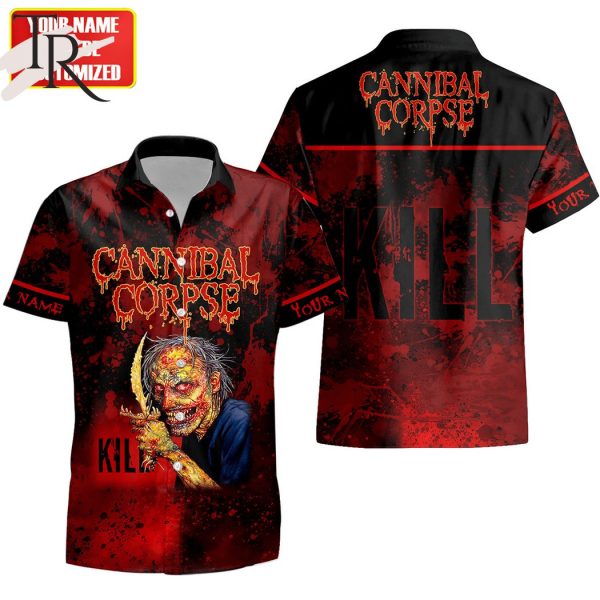 Personalized Cannibal Corpse Kill Hawaiian Shirt