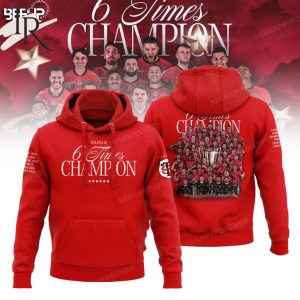 Stade Toulousain 6 Times Champions Hoodie – Red