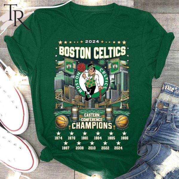 2024 Boston Celtics Eastern Conference Champions T-Shirt
