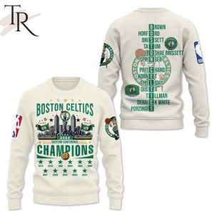 Boston Celtics 2024 Eastern Conference Champions Hoodie – Beige