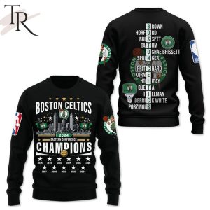 Boston Celtics 2024 Eastern Conference Champions Hoodie – Black