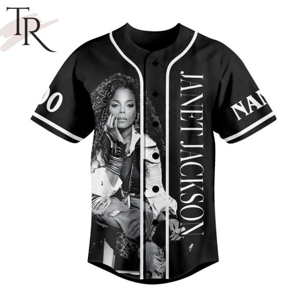 Janet Jackson Together Again Summer 2024 With Special Guest Nelly Baseball Jersey