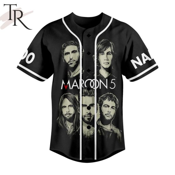 Maroon 5 M5LV The Residency Custom Baseball Jersey