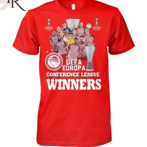Olympiakos F.C. UEFA Europa Conference League Winners T-Shirt
