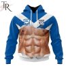 NRL Cronulla-Sutherland Sharks Special Men Ripped Design Hoodie