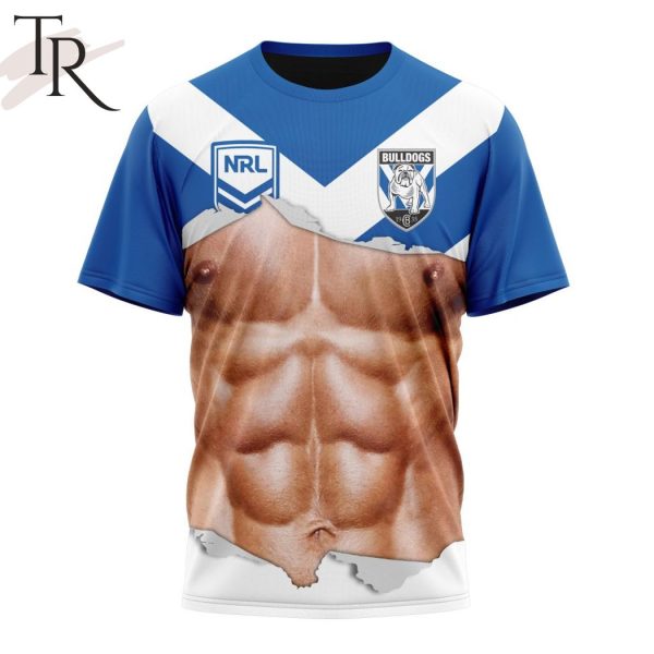 NRL Canterbury-Bankstown Bulldogs Special Men Ripped Design Hoodie