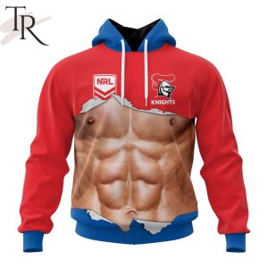 NRL Newcastle Knights Special Men Ripped Design Hoodie