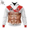 NRL South Sydney Rabbitohs Special Men Ripped Design Hoodie