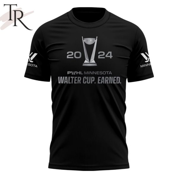 2024 PWHL Minnesota Walter Cup Earned Hoodie – Black