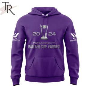 2024 PWHL Minnesota Walter Cup Earned Hoodie – Purple