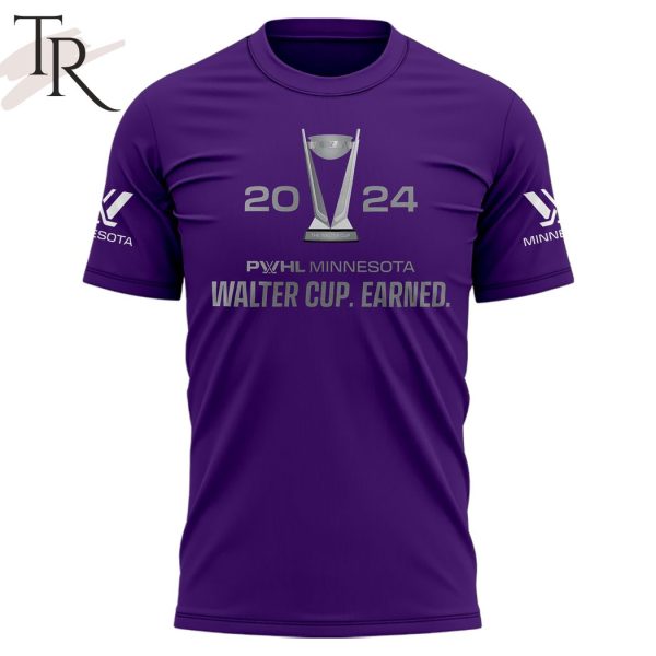 2024 PWHL Minnesota Walter Cup Earned Hoodie – Purple