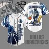 Dallas Mavericks Champions 2024 Western Conference Custom Baseball Jersey – Blue
