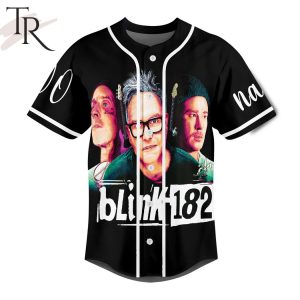 One More Time Tour Blink-182 Custom Baseball Jersey