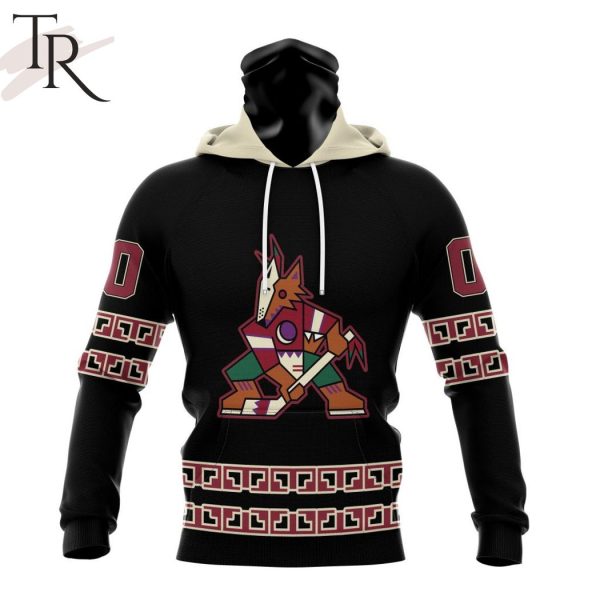 NHL Arizona Coyotes Special Blackout Design Hoodie