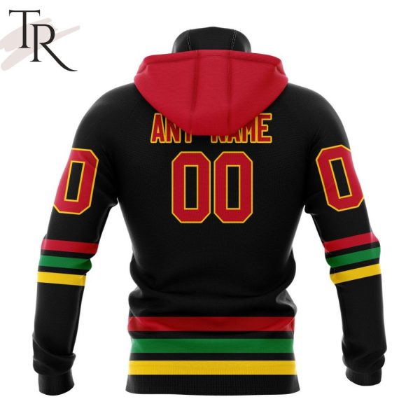 NHL Chicago Blackhawks Special Blackout Design Hoodie