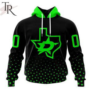 NHL Dallas Stars Special Blackout Design Hoodie