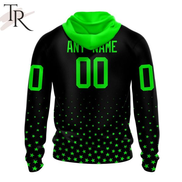 NHL Dallas Stars Special Blackout Design Hoodie