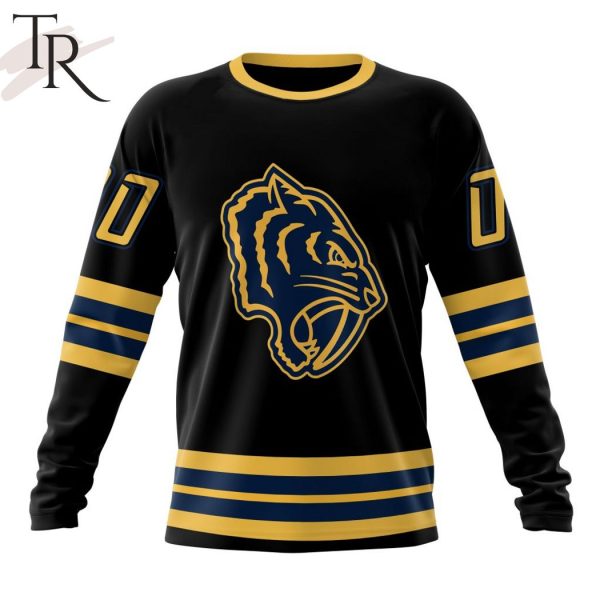 NHL Nashville Predators Special Blackout Design Hoodie