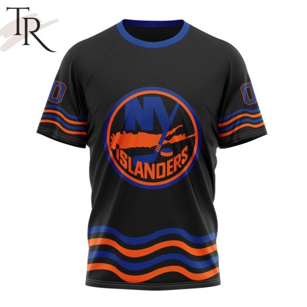 NHL New York Islanders Special Blackout Design Hoodie