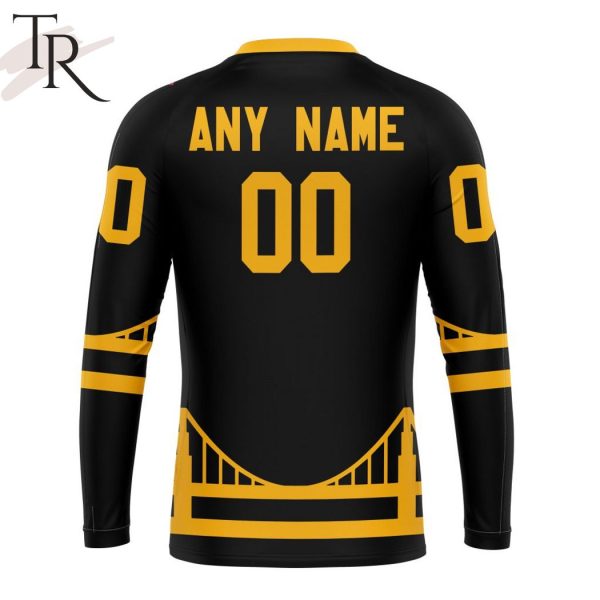 NHL Pittsburgh Penguins Special Blackout Design Hoodie