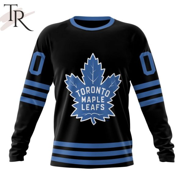 NHL Toronto Maple Leafs Special Blackout Design Hoodie