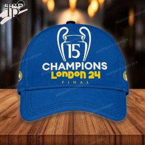 Real Madrid 15 Champions London 24h Final Classic Cap – Blue