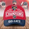 Florida Panthers 2024 Eastern Conference Champions Go Cats Classic Cap – Navy