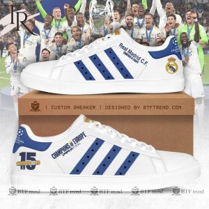Real Madrid 15 Champions Of Europe London 24h Final Stan Smith