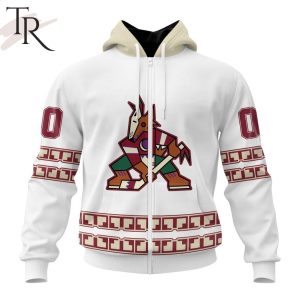 NHL Arizona Coyotes Special Whiteout Design Hoodie