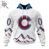 NHL Columbus Blue Jackets Special Whiteout Design Hoodie