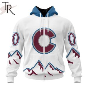 NHL Colorado Avalanche Special Whiteout Design Hoodie