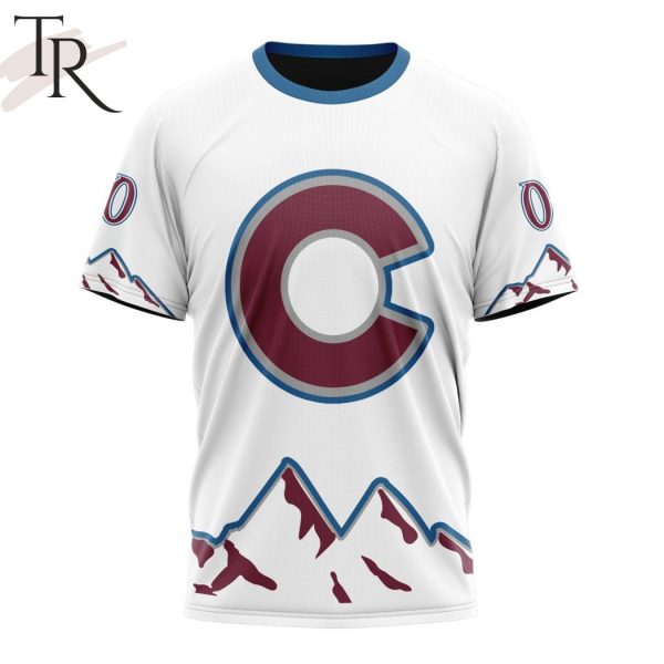 NHL Colorado Avalanche Special Whiteout Design Hoodie