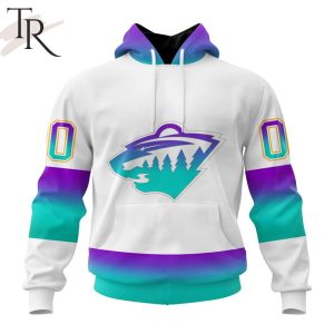 NHL Minnesota Wild Special Whiteout Design Hoodie