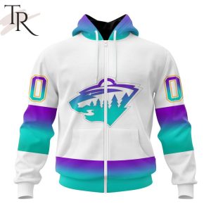 NHL Minnesota Wild Special Whiteout Design Hoodie