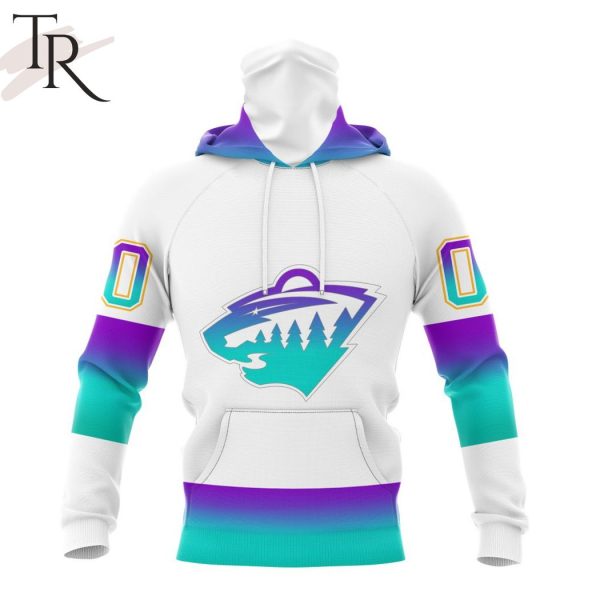 NHL Minnesota Wild Special Whiteout Design Hoodie