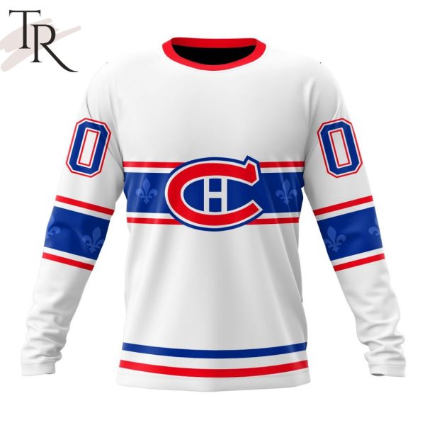 NHL Montreal Canadiens Special Whiteout Design Hoodie