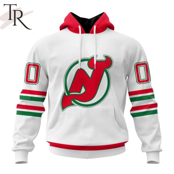 NHL New Jersey Devils Special Whiteout Design Hoodie