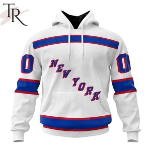 NHL New York Rangers Special Whiteout Design Hoodie