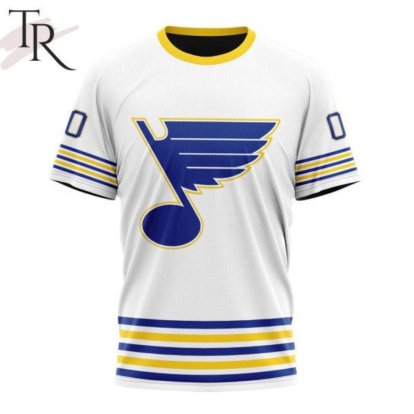 NHL St. Louis Blues Special Whiteout Design Hoodie