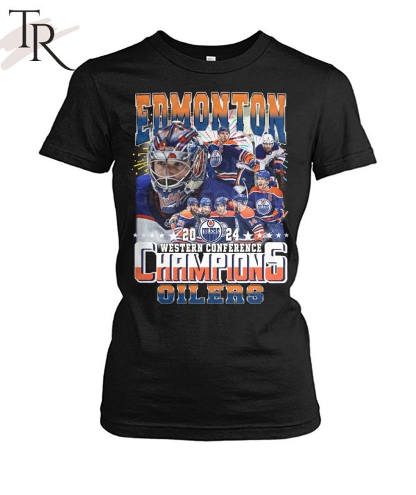 Edmonton Oilers 2024 Western Conference Champions T-Shirt