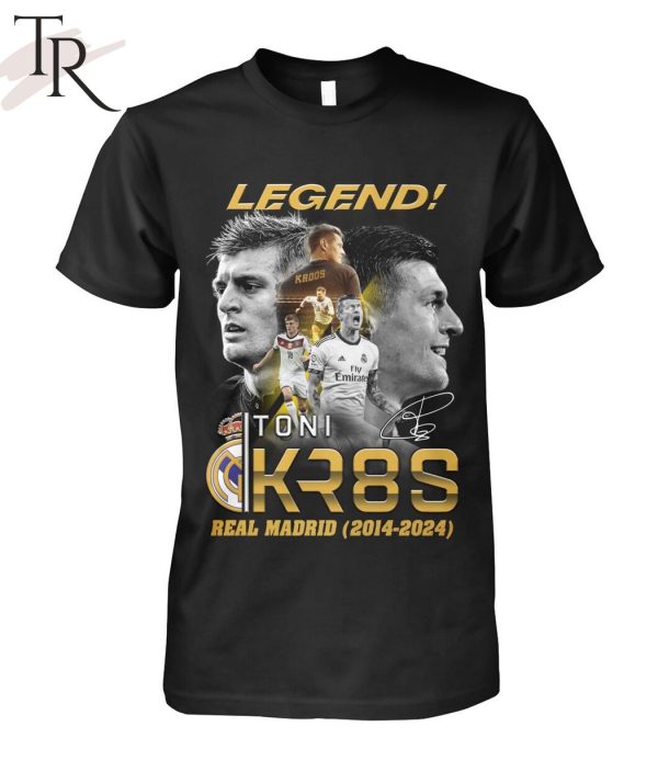 Legend Toni Kr8s Real Madrid 2014-2024 T-Shirt