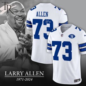 Rip Larry Allen Dallas Cowboys White Jersey