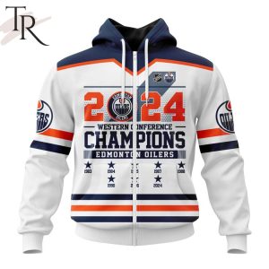 NHL Edmonton Oilers 2024 Western Conference Champions ST2404 Hoodie