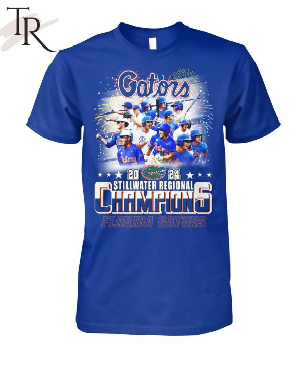 2024 Stillwater Regional Champions Florida Gators T-Shirt