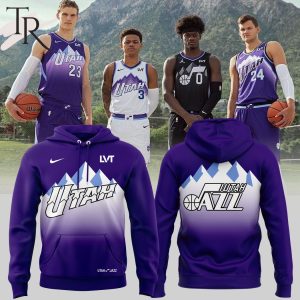 Utah Jazz New Hoodie – Purple